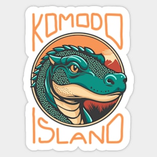 Komodo Island Sticker